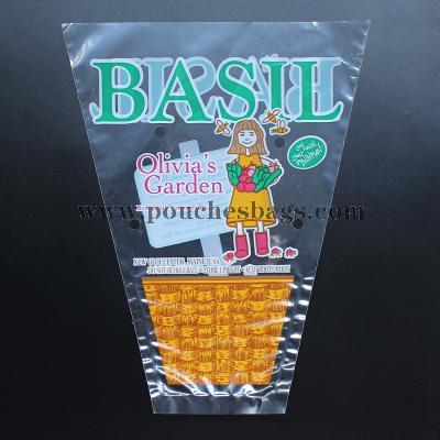 custom printing transparent BOPP OPP PP plastic side gusset bag for food packaging