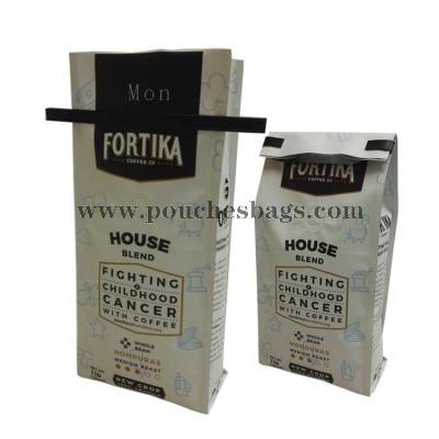 Custom Printed Zip bag Stand Up coffee packaging bags Laminated Material With valve