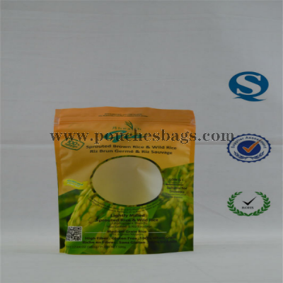 Good quality flour rice packaging bag with logo design
