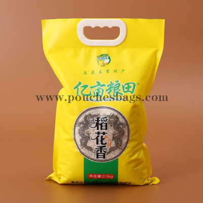 guangzhou manufacturer custom plastic rice bag