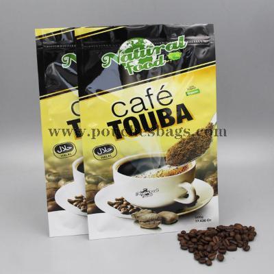 plastic designed green tea bags custom printing coffee bag