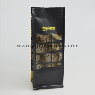 resealable plastic compound coffee bag