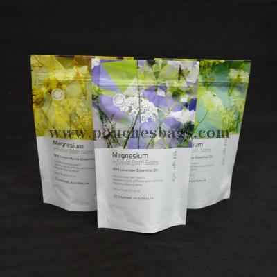 Matt finished Food Grade Stand up Plastic Bag with foil material plastic packing bag with custom printed