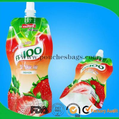 Hot selling custom printed clear stand up pouch